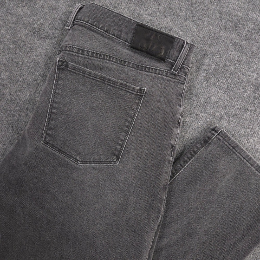 Mott & Bow Slim Stone Jeans Mens 38X30 Gray 5 Pocket Soft Stretch Preppy Casual